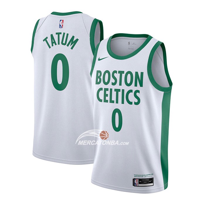 Maglia Boston Celtics Kemba Walker Citta 2020-21 Bianco